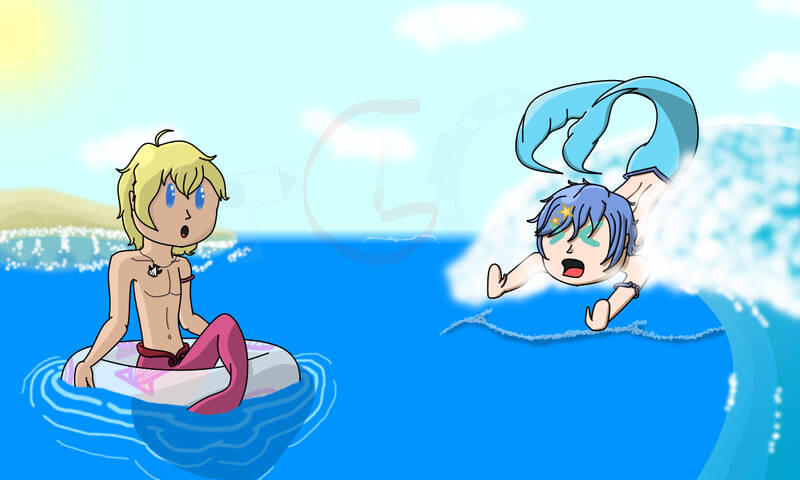 Aug. 10, 2018 - Establishment of Chibi Style: CE - Mermen Fun in the Sun